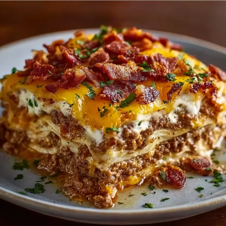 Cheesy Loaded Meatloaf Casserole Recipe