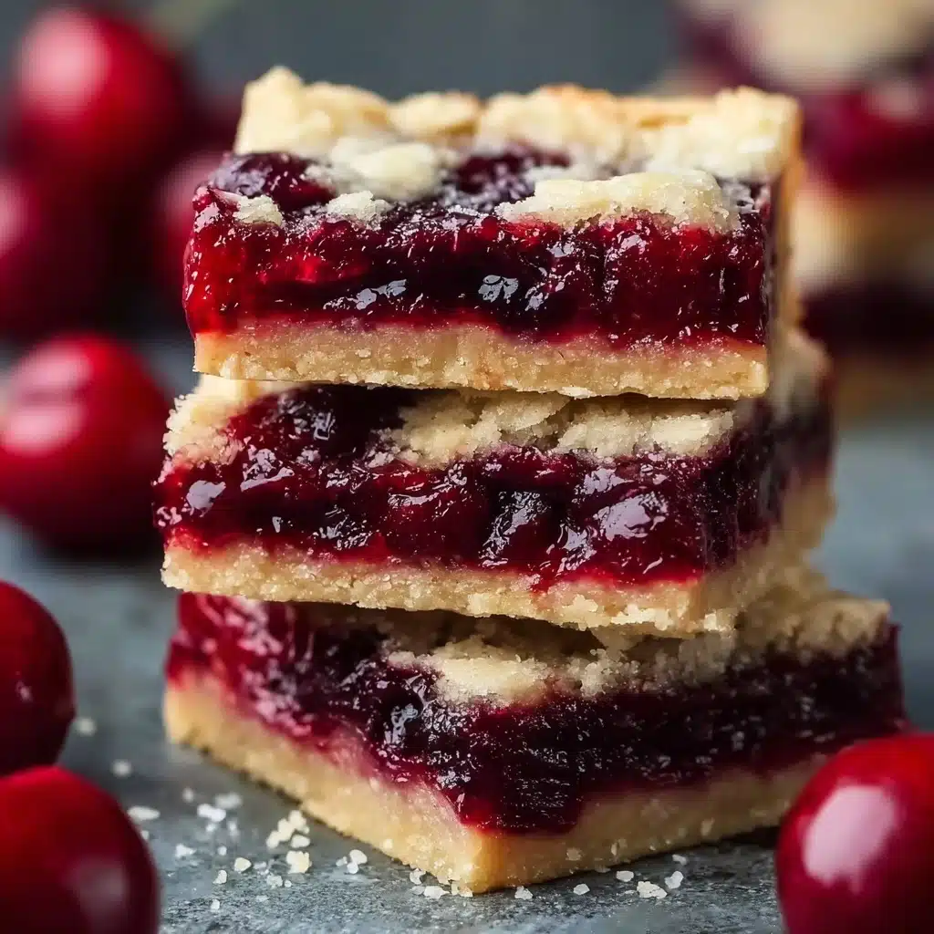 Easy Cherry Pie Bars Recipe - Recipe Image