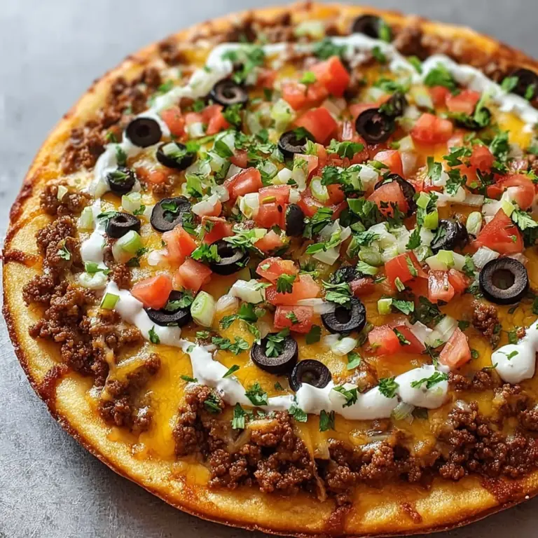 Taco Bell Mexican Pizza Delight Recipe