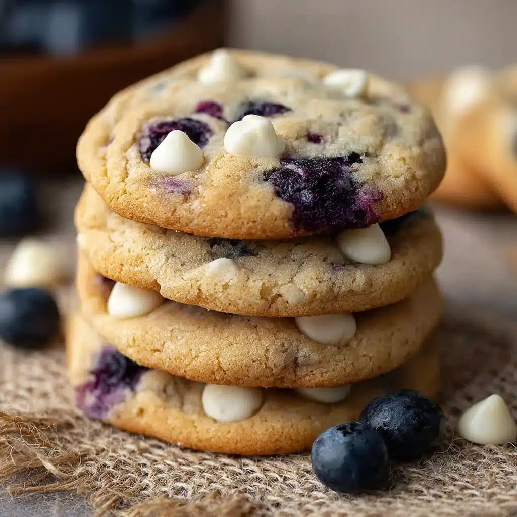 Blueberry White Chocolate Chip Cookies Recipe