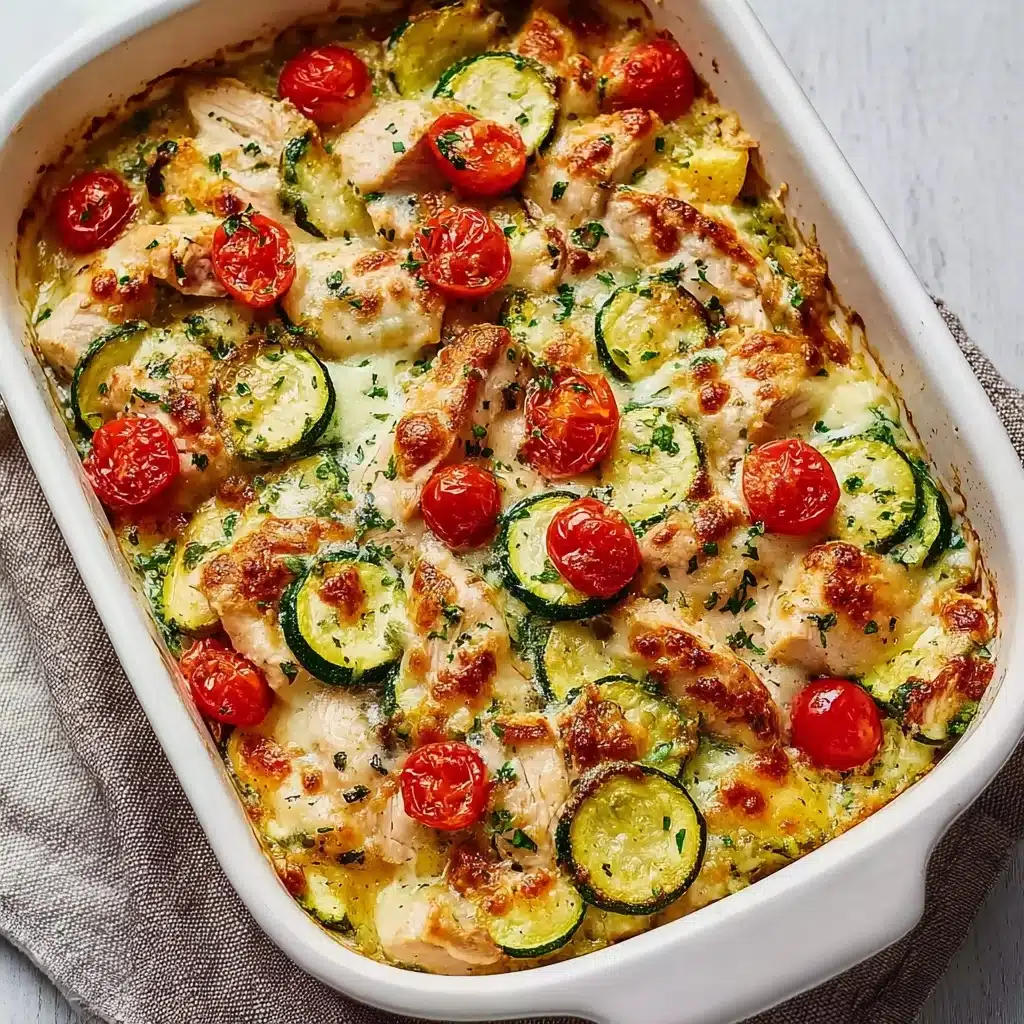 Mediterranean Chicken Zucchini Bake Recipe - Recipe Image