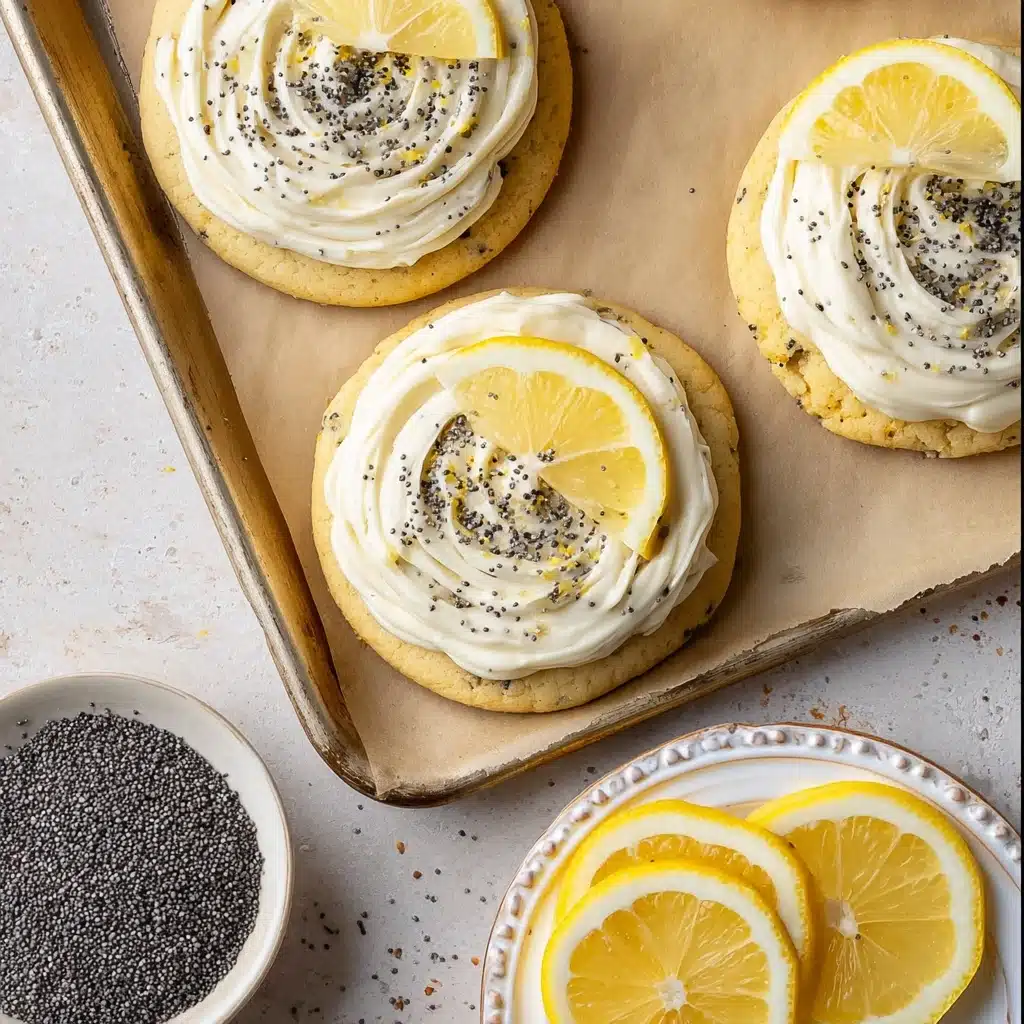 Lemon Poppy Seed Cheesecake Cookies Recipe - Recipe Image