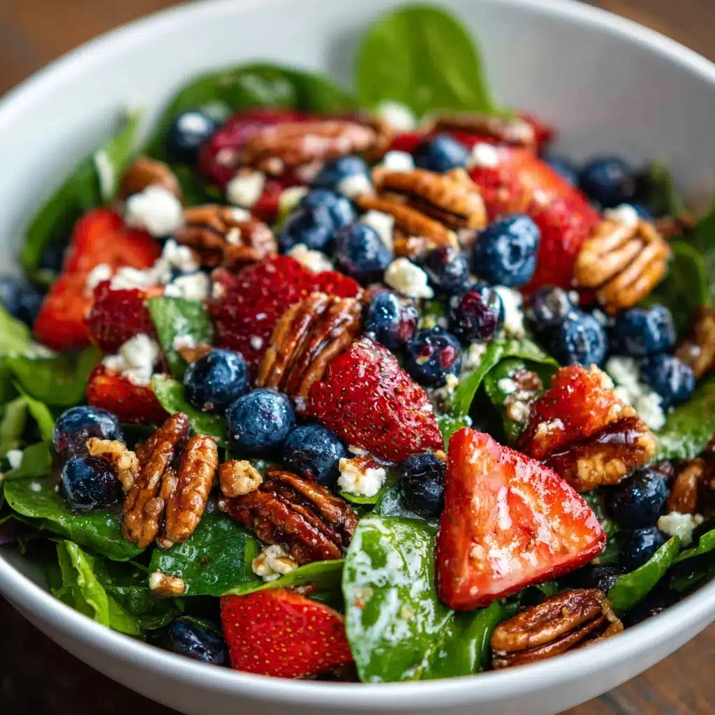 15-Minute Strawberry Spinach Salad Recipe - Recipe Image
