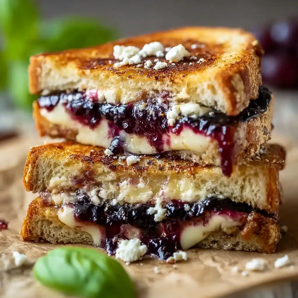 Easy Balsamic Blackberry Bliss Grilled Cheese Recipe
