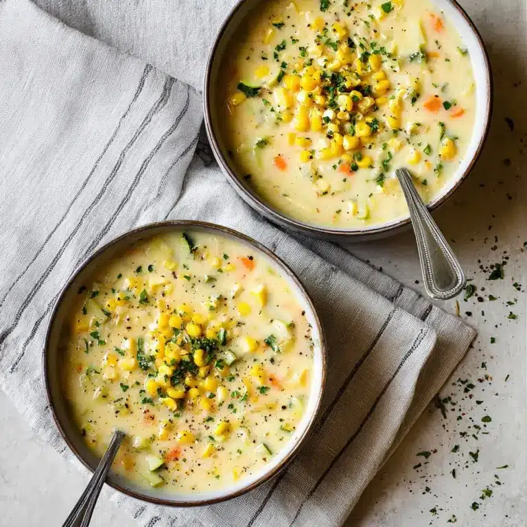 Summer Corn Chowder Soup Recipe