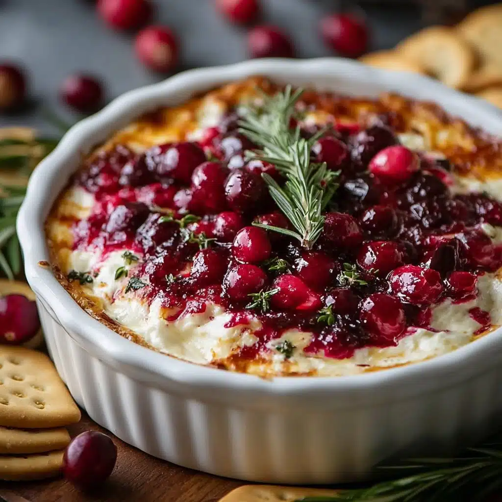 Baked Cranberry Cream Cheese Dip Recipe