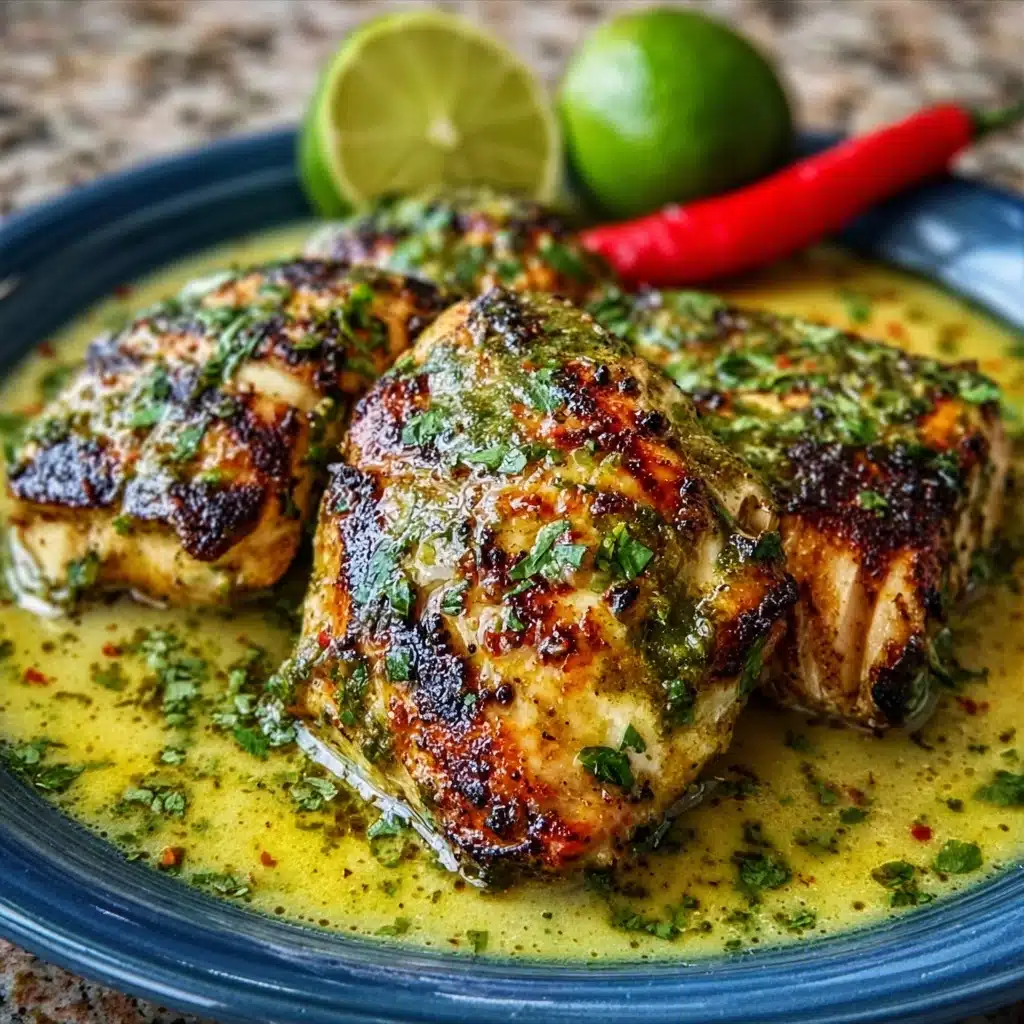 Grilled Salsa Verde Pepper Jack Chicken Recipe - Recipe Image