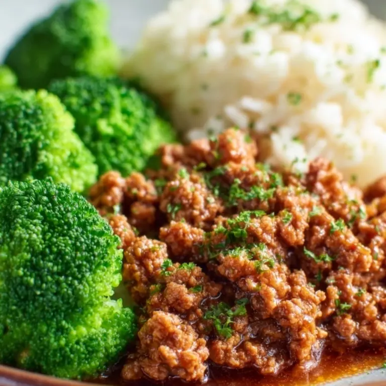 Sweet and Spicy Ground Turkey & Broccoli Bowls Recipe