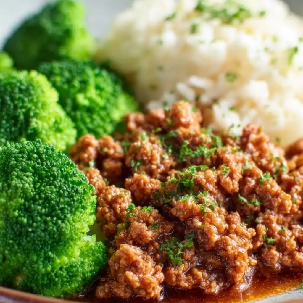 Sweet and Spicy Ground Turkey & Broccoli Bowls Recipe - Recipe Image