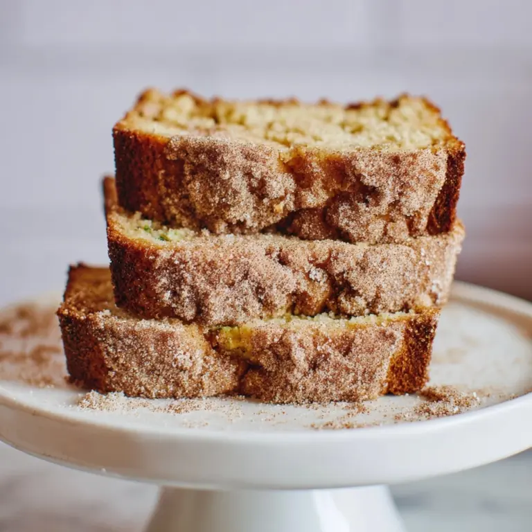 The Best Snickerdoodle Zucchini Bread Recipe