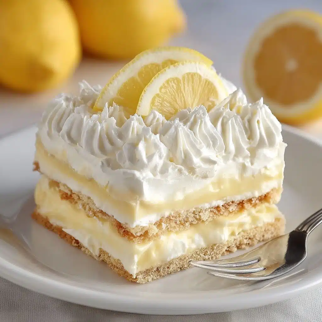 No-Bake Lemon Éclair Cake Recipe - Recipe Image