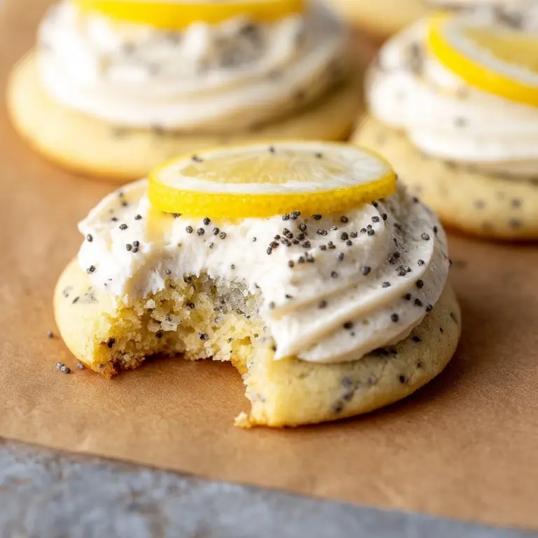 Lemon Poppy Seed Cheesecake Cookies Recipe