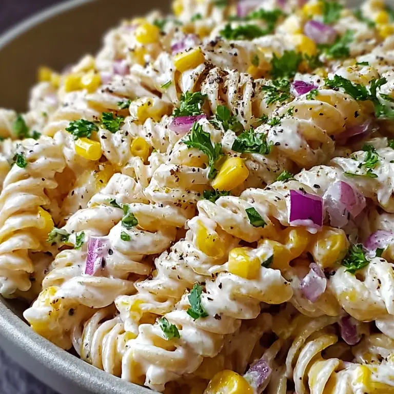 Street Corn Pasta Salad Recipe