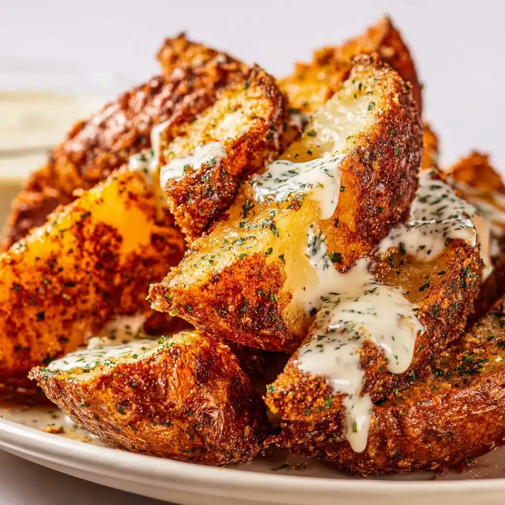 Seasoned Baked Potato Wedges Recipe