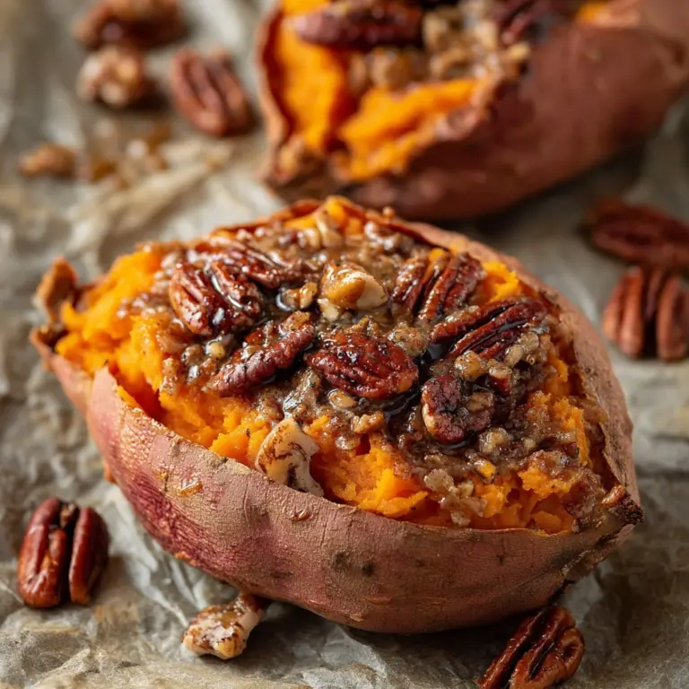 Twice Baked Sweet Potatoes Recipe