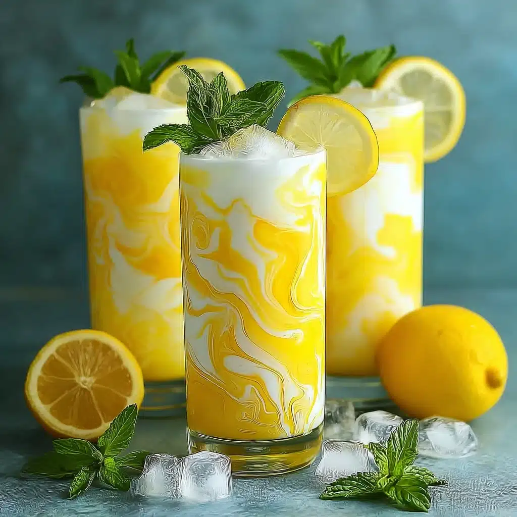 CONDensed Milk Lemonade Refreshing Summer Drink Idea Recipe - Recipe Image