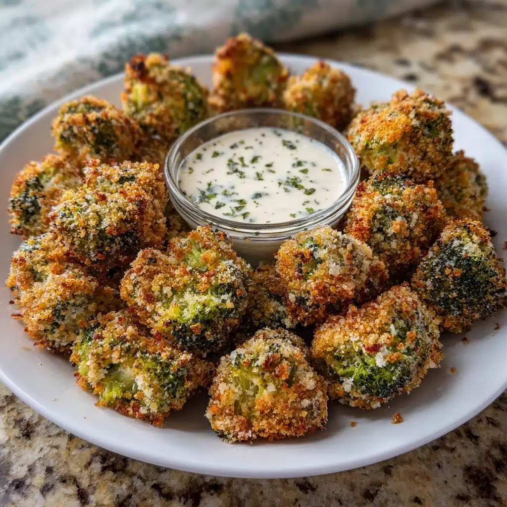 Crispy Cheese Baked Broccoli Recipe