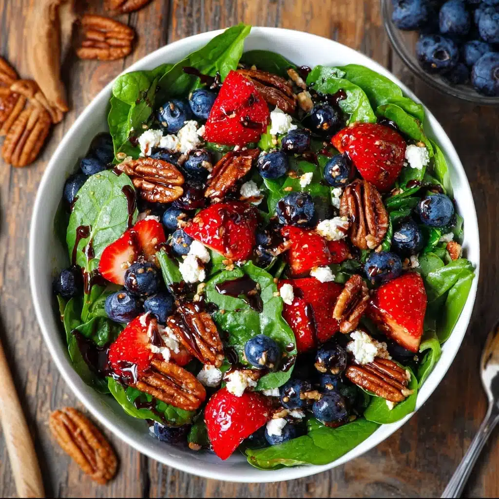 15-Minute Strawberry Spinach Salad Recipe - Recipe Image