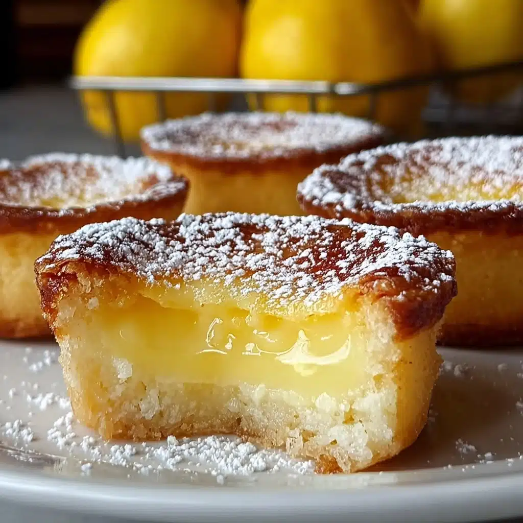 Baby Lemon Impossible Pies Recipe - Recipe Image