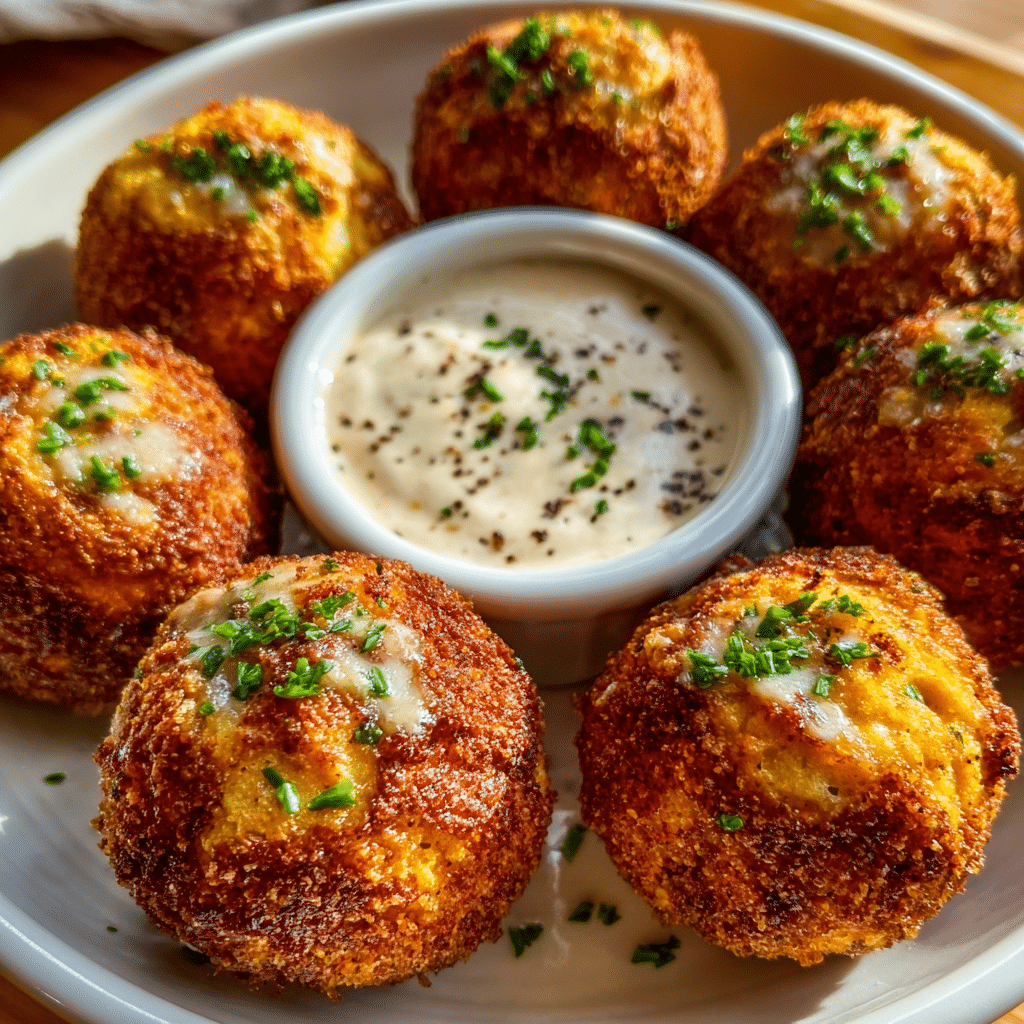 Reuben Balls with Spicy Thousand Island Dipping Sauce Recipe - Recipe Image