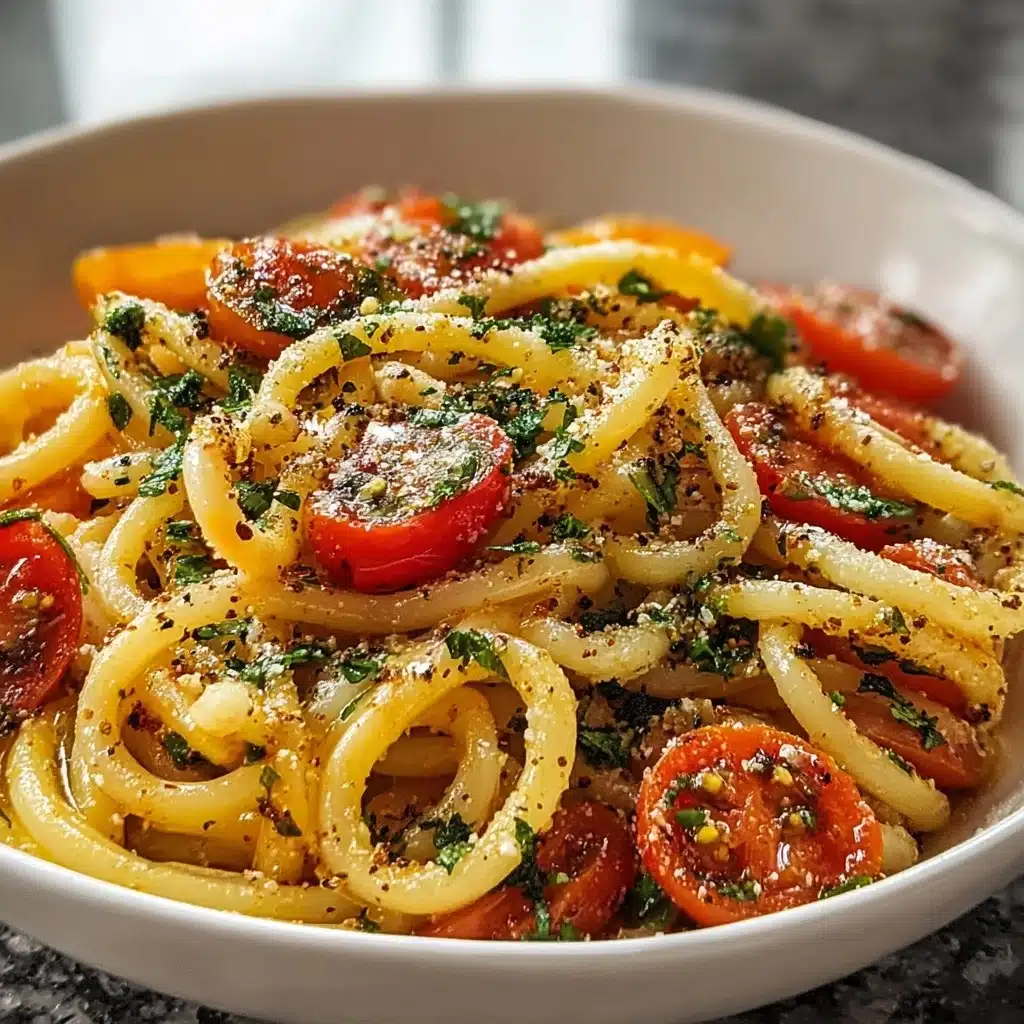 Tomato Zucchini Pasta Recipe - Recipe Image