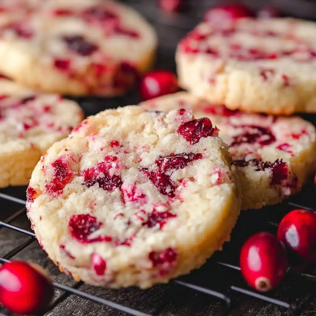 Cranberry Orange Shortbread CookiesIngredients Recipe