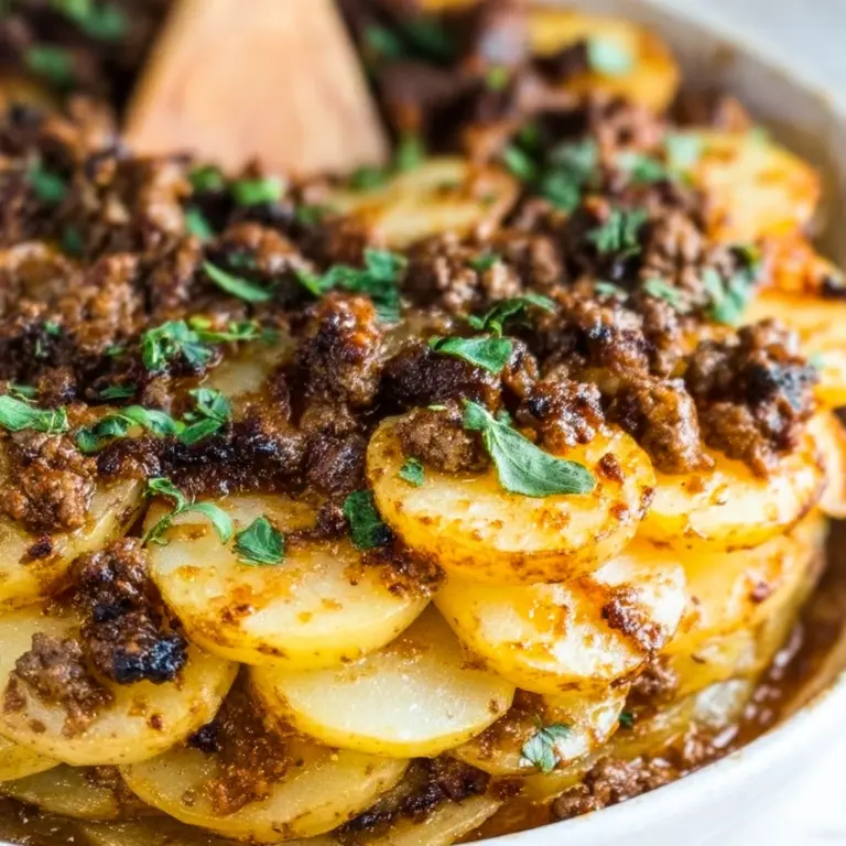 Slow Cooker Beef and Potatoes Au Gratin Recipe