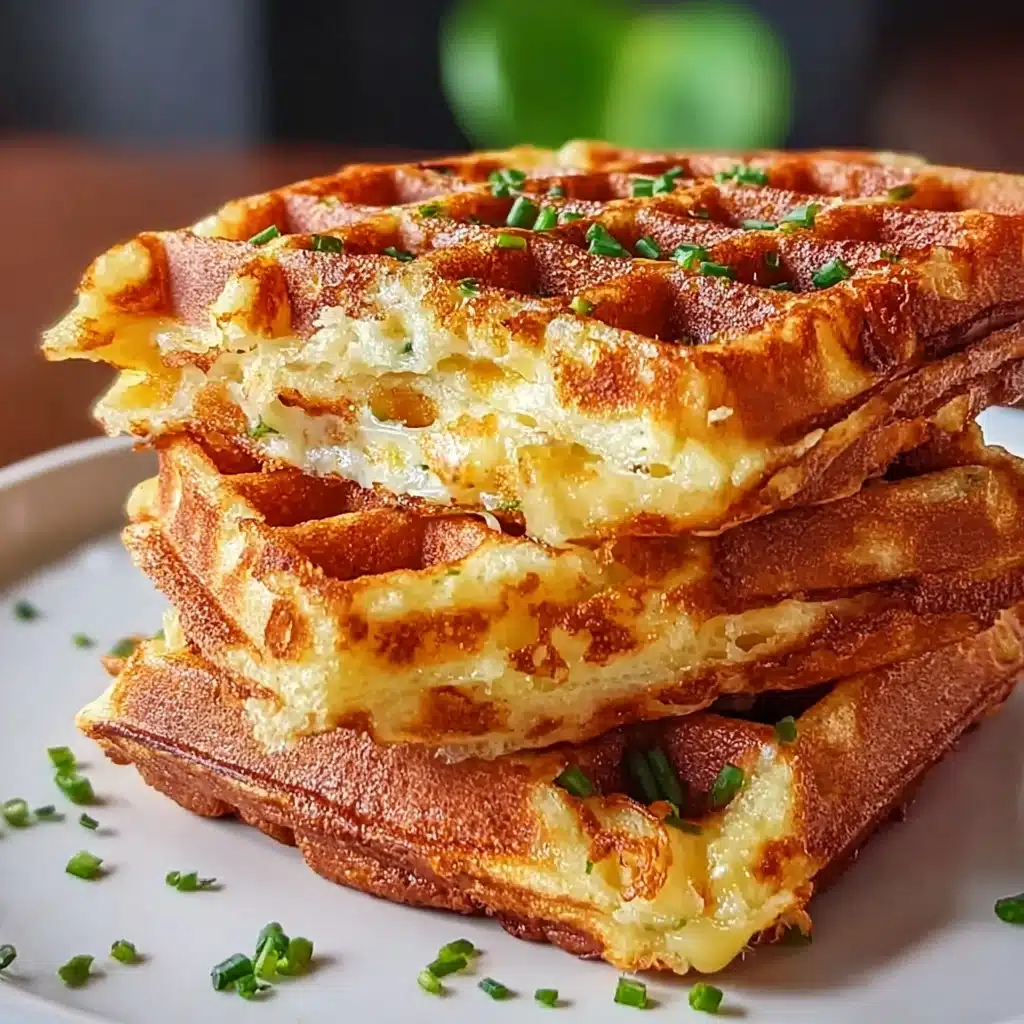 Crispy Hash Brown Waffles Recipe - Recipe Image