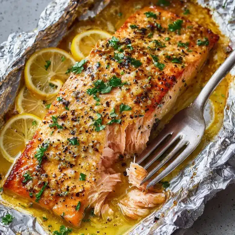 Sheet Pan Lemon Garlic Butter Salmon Recipe