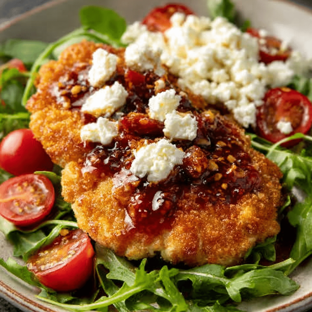 Hot Honey Feta Chicken Recipe - Recipe Image