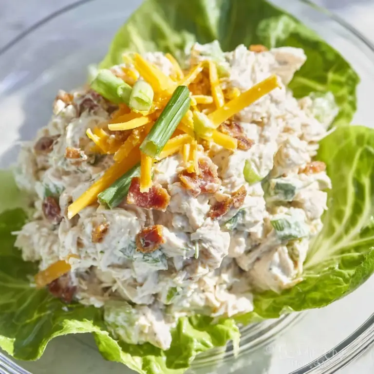 Famous LOADED Chicken Salad Recipe
