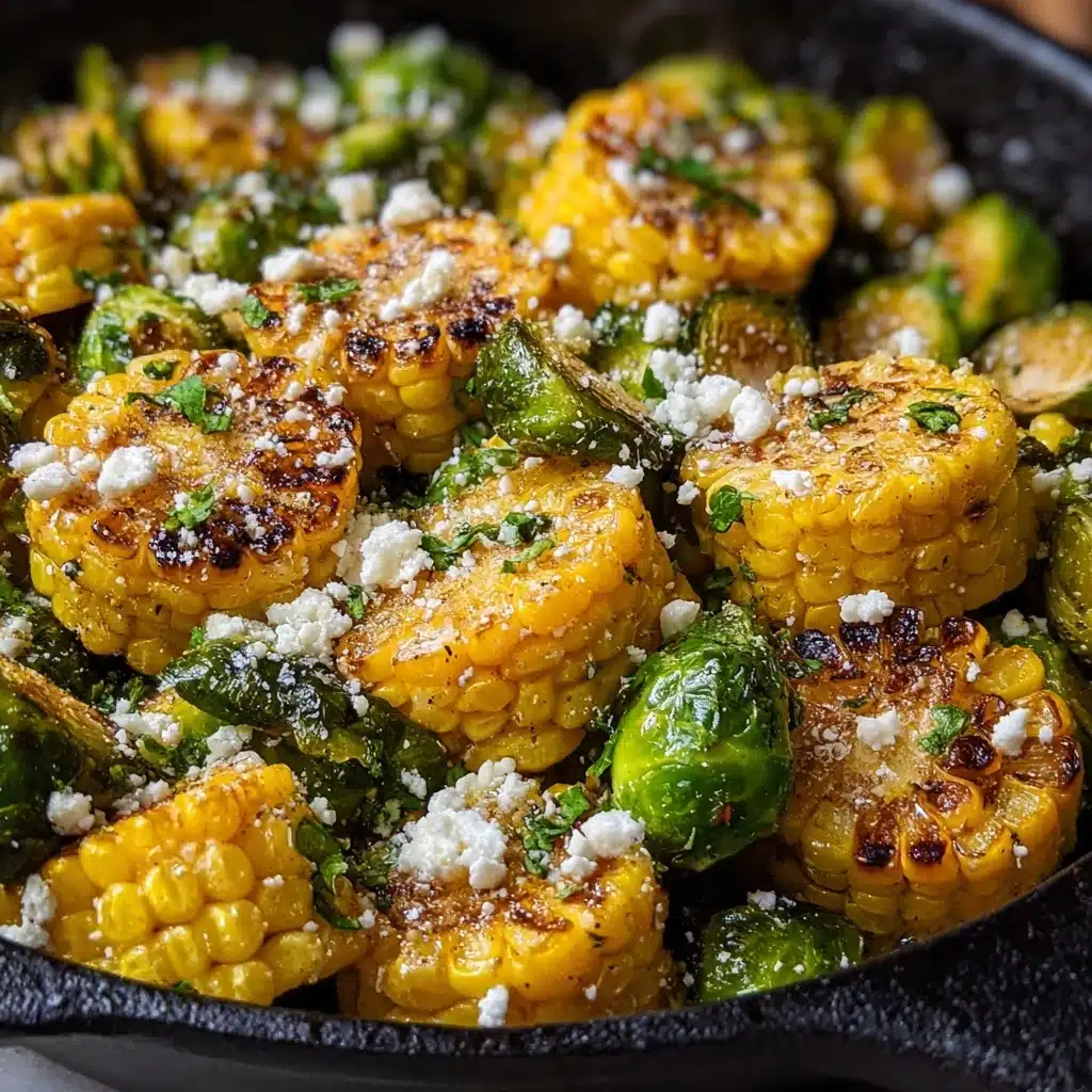 Top with  Crema: Once the Brussels sprouts are roasted, drizzle the  crema generously over the sprouts Recipe - Recipe Image