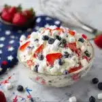 Red White and Blue Cheesecake Salad Recipe