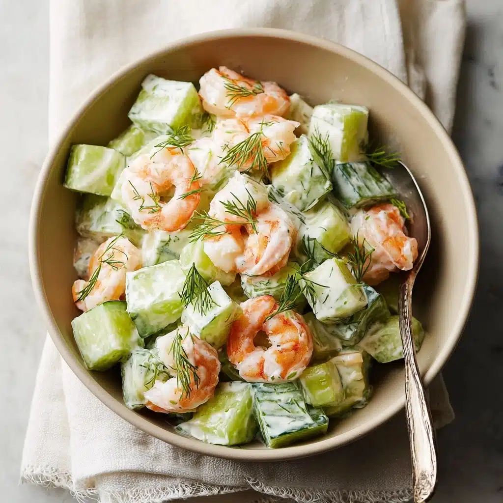 Fresh and Zesty Cucumber Shrimp Salad Recipe