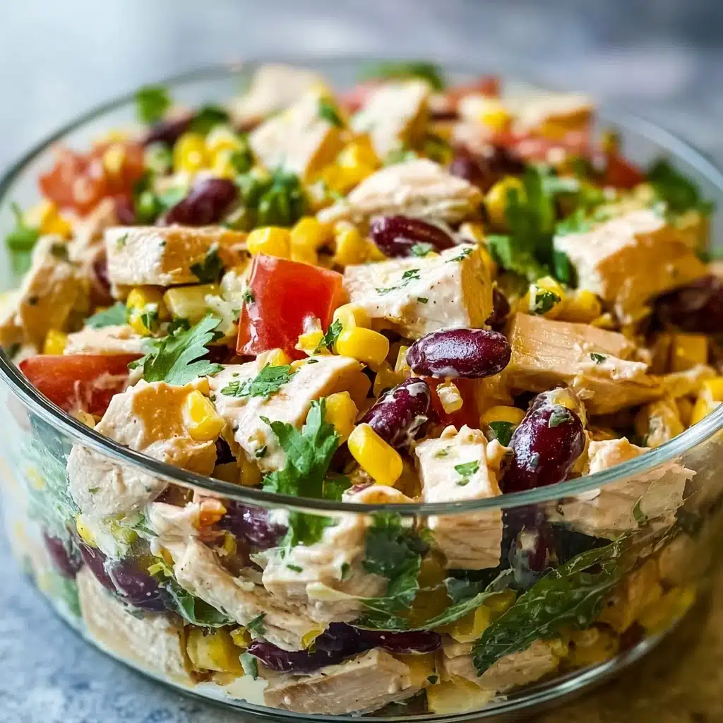Zesty Southwest Chicken Salad Recipe - Recipe Image