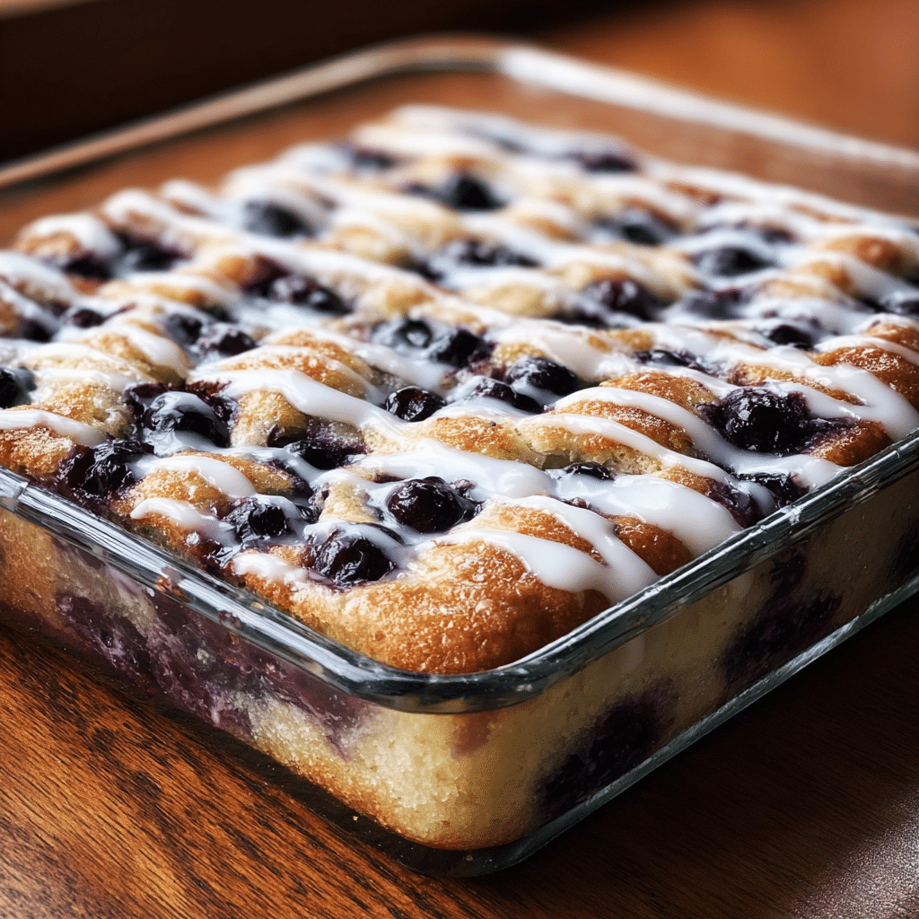 Blueberry Buttermilk Breakfast Cake Recipe - Recipe Image