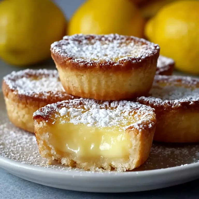 Baby Lemon Impossible Pies Recipe