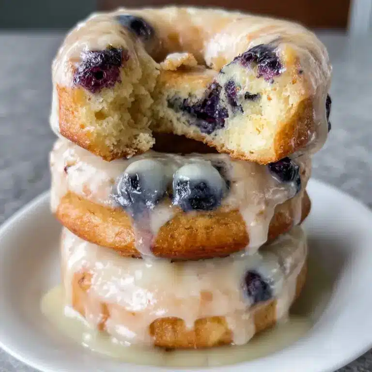 Baked Blueberry Donuts Recipe