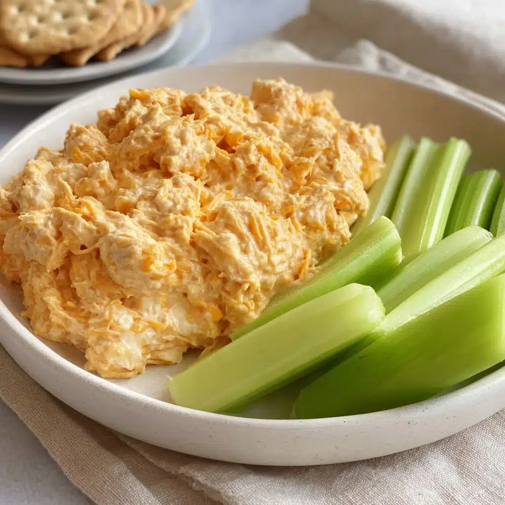 High Protein Buffalo Chicken Salad Recipe - Recipe Image