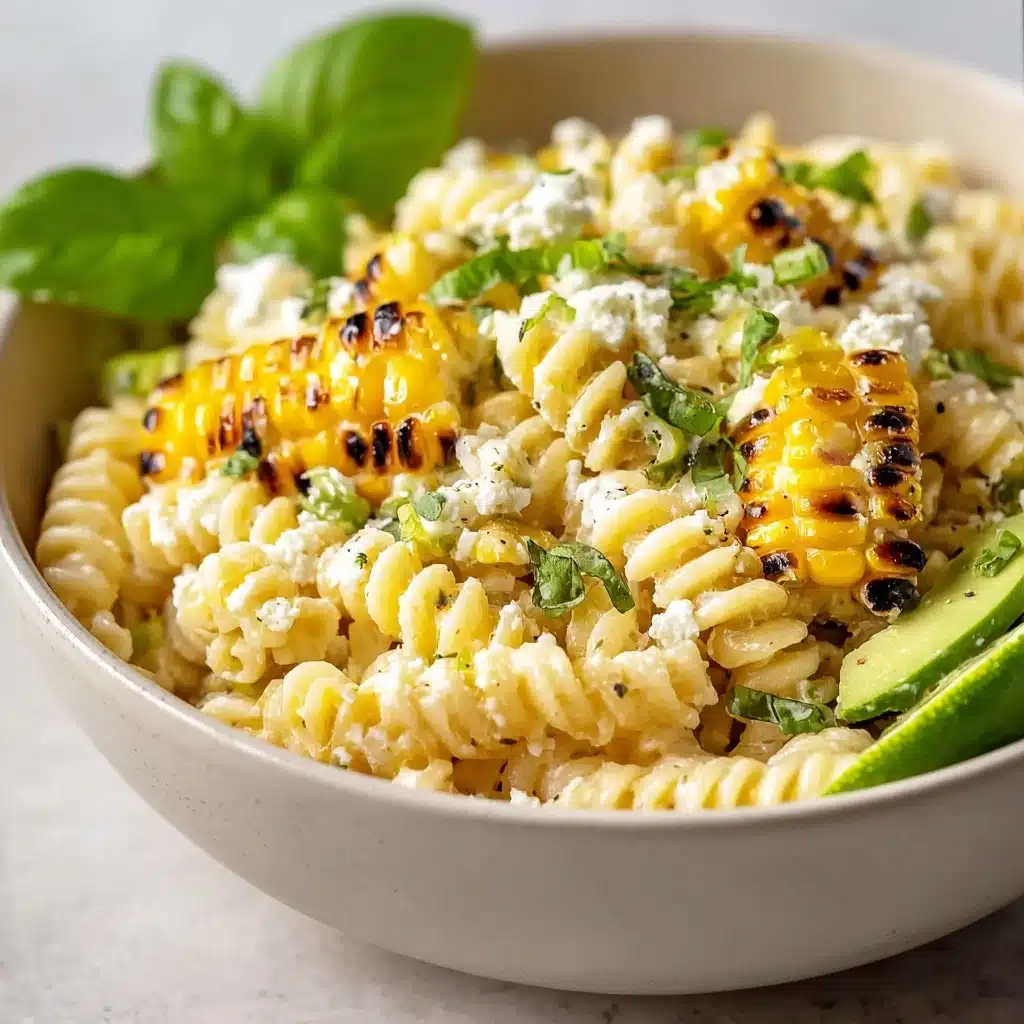 Creamy Street Corn Pasta Salad Recipe