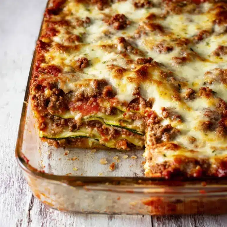 Ground Beef Zucchini Casserole Recipe