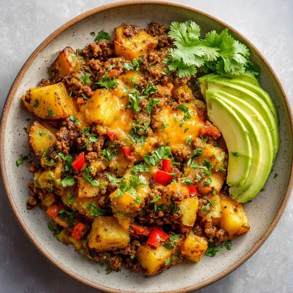 Mexican Ground Beef and Potato Skillet Recipe - Recipe Image