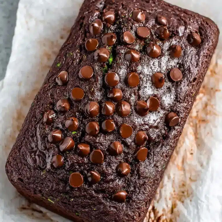 Indulgent Chocolate Zucchini Bread with Sour Cream Recipe