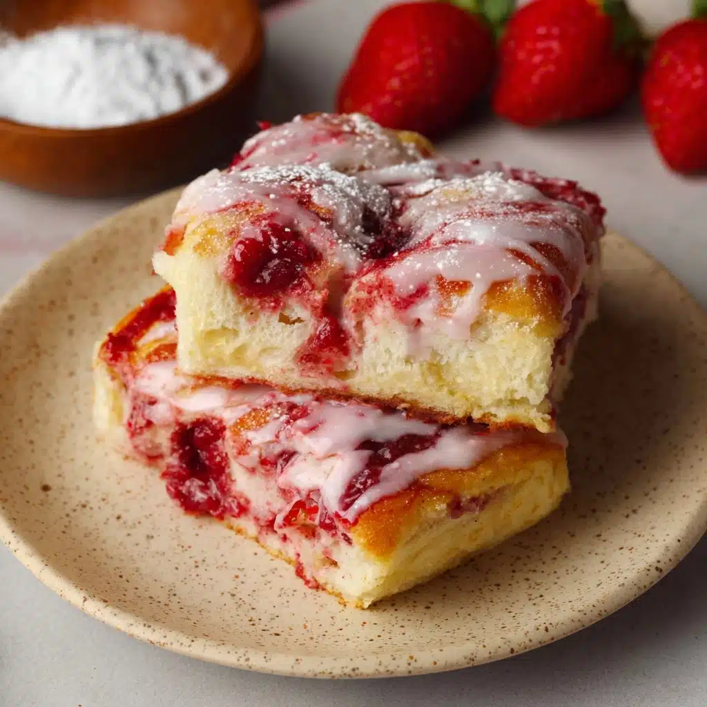 Sweet Focaccia with Raspberry Jam Recipe - Recipe Image
