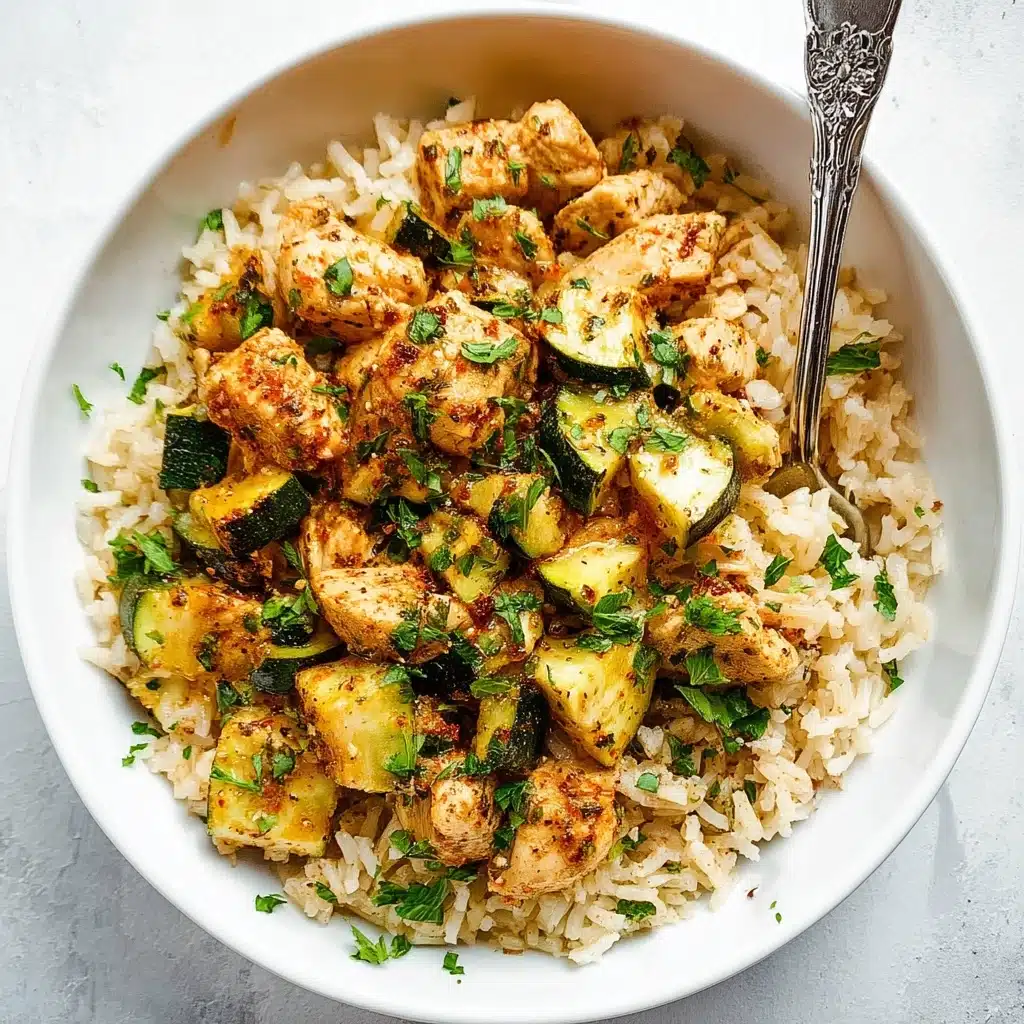 Easy Baked Chicken and Zucchini Recipe - Recipe Image