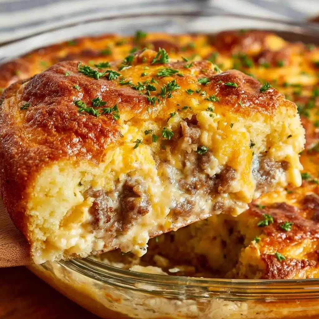 Cheddar Bay Ground Beef Cobbler Recipe - Recipe Image