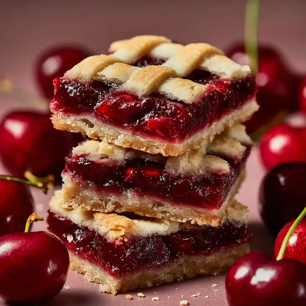 Easy Cherry Pie Bars Recipe