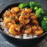 Honey Garlic Shrimp Bowls Recipe