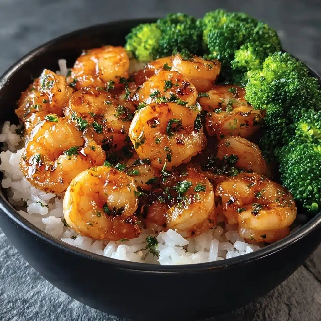 Honey Garlic Shrimp Bowls Recipe