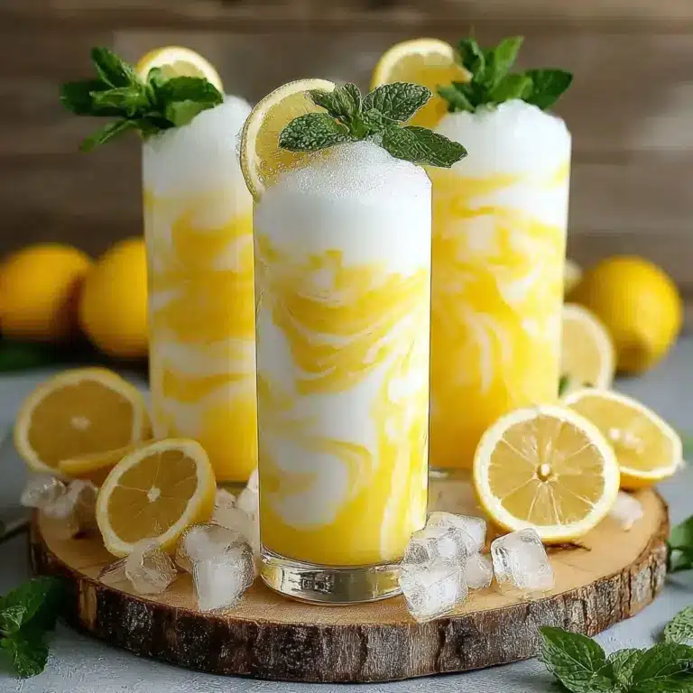CONDensed Milk Lemonade Refreshing Summer Drink Idea Recipe